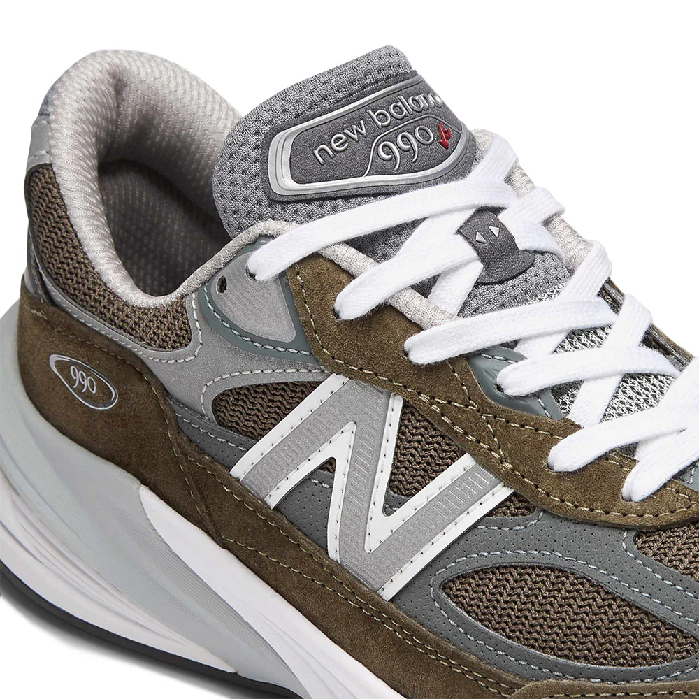 New Balance | Made in USA 990v6 D Sneakers 'True Camo / White' - Image 6