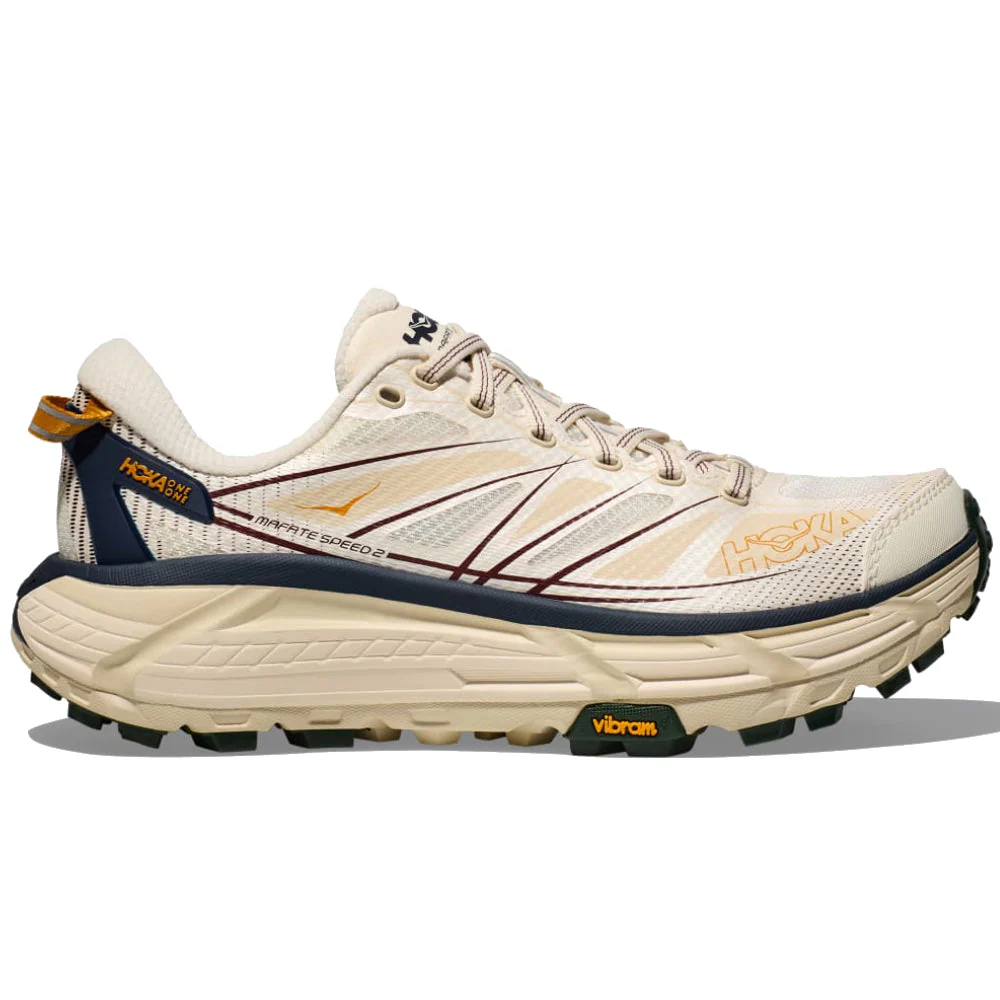 HOKA | Mafate Speed 2 Sneaker 'Darg Green / Maroon / Yellow' - Image 2