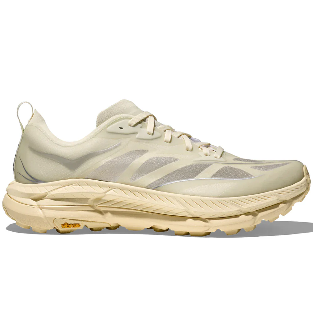 HOKA | Mafate Speed 4 Lite Shoes 'Truffle Salt / Vintage Yellow'