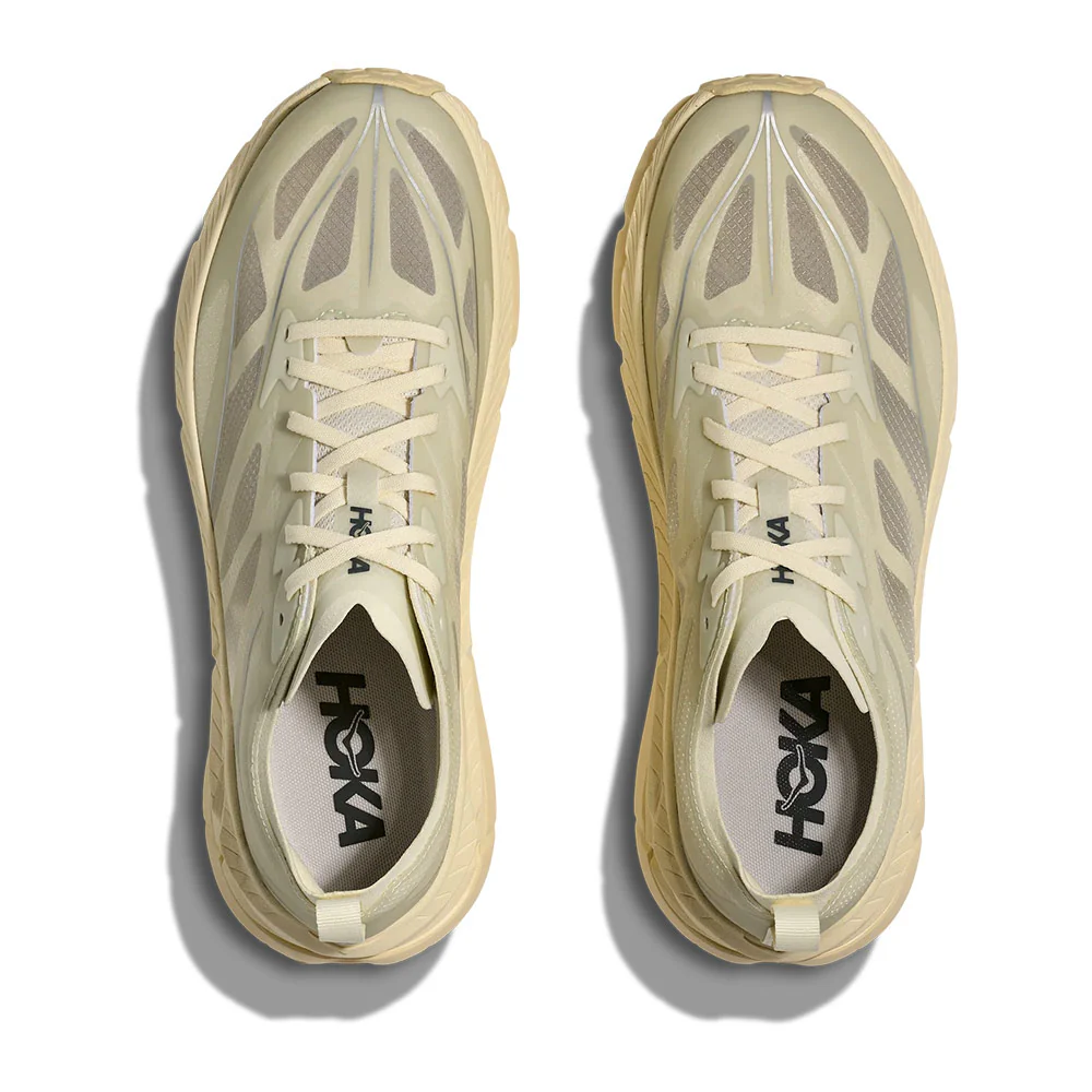 HOKA | Mafate Speed 4 Lite Shoes 'Truffle Salt / Vintage Yellow' - Image 2