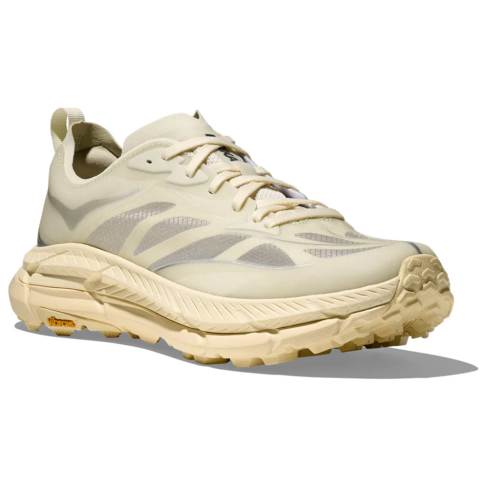 HOKA | Mafate Speed 4 Lite Shoes 'Truffle Salt / Vintage Yellow' - Image 6