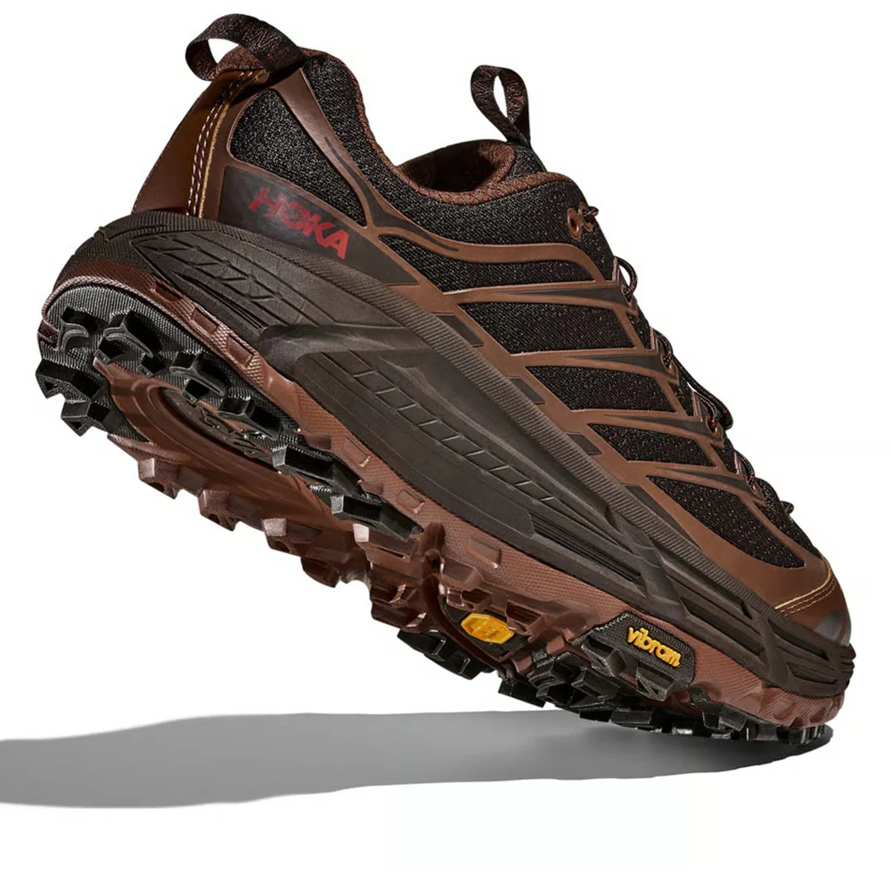 HOKA | Mafate Three2 Shoes 'Cast Iron / Mineral Brown' - Image 4