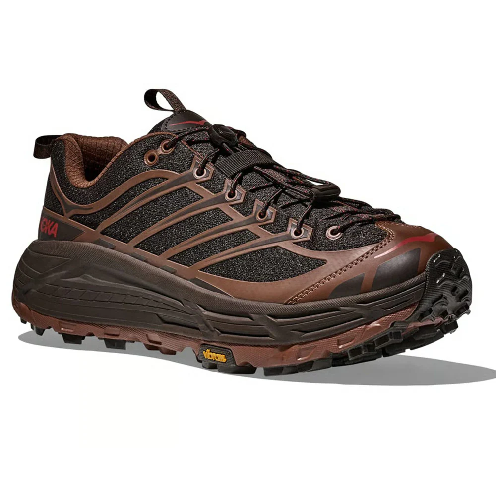 HOKA | Mafate Three2 Shoes 'Cast Iron / Mineral Brown' - Image 5