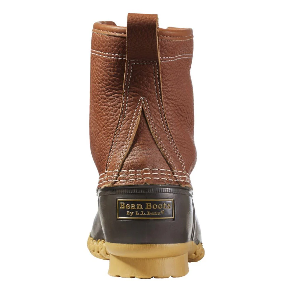 L.L.Bean | Men's Bean Boots, 8" Shearling-Lined Insulated 'Tan / Bean Boot Brown / Gum' - Image 3