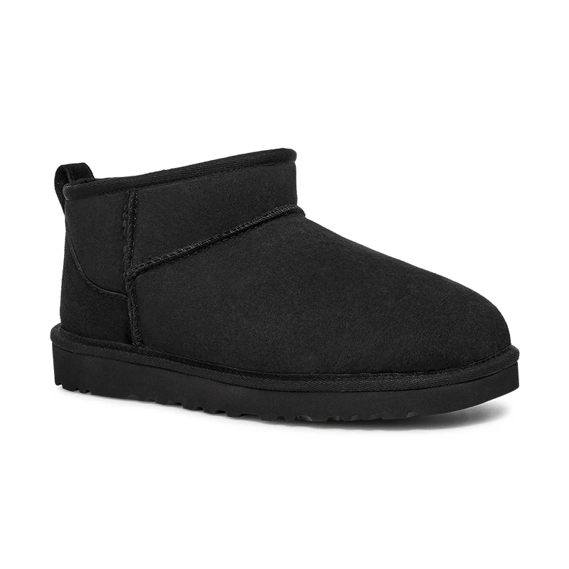 UGG | Men's Classic Ultra Mini Boot 'Black' - Image 2