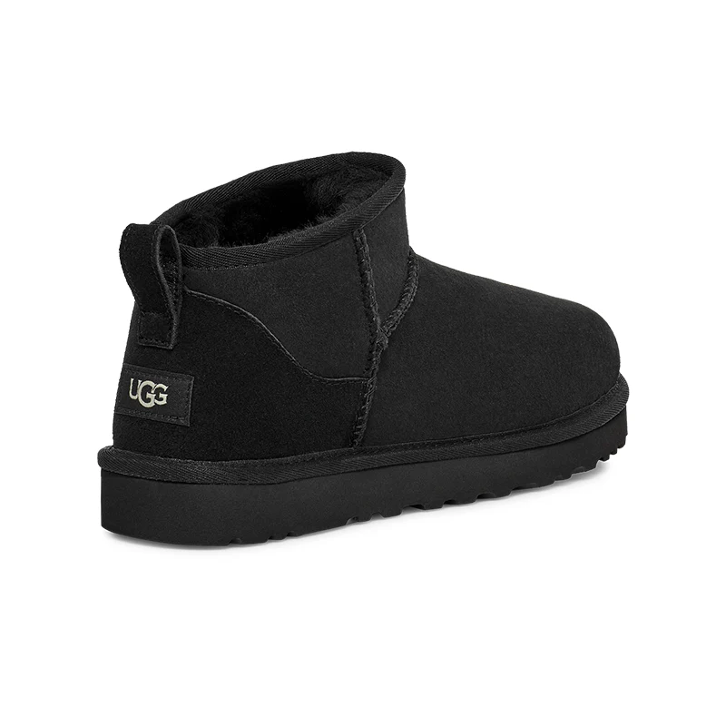 UGG | Men's Classic Ultra Mini Boot 'Black' - Image 4