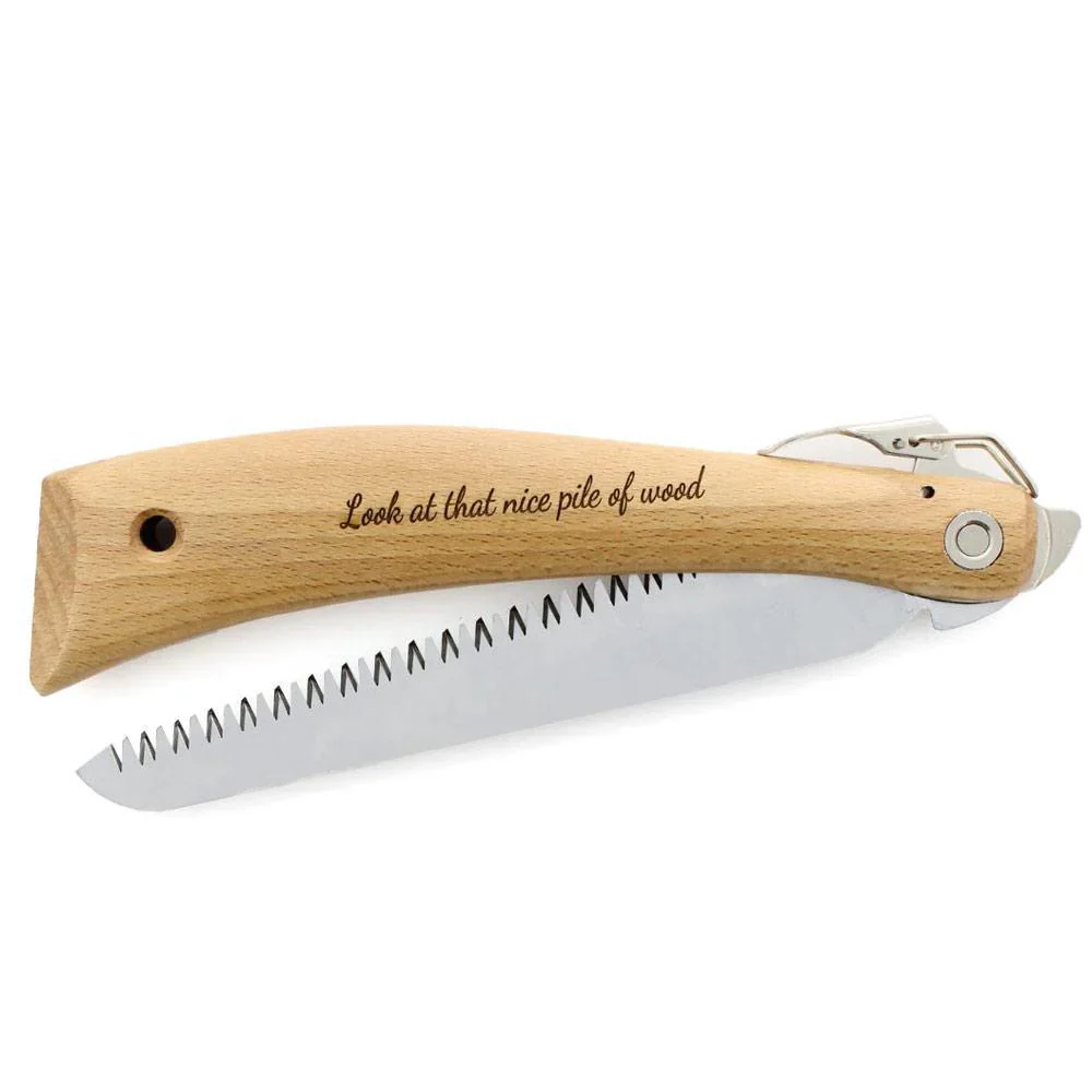 No.18 Carbon Steel Folding Garden Saw 'Natural' - Image 2