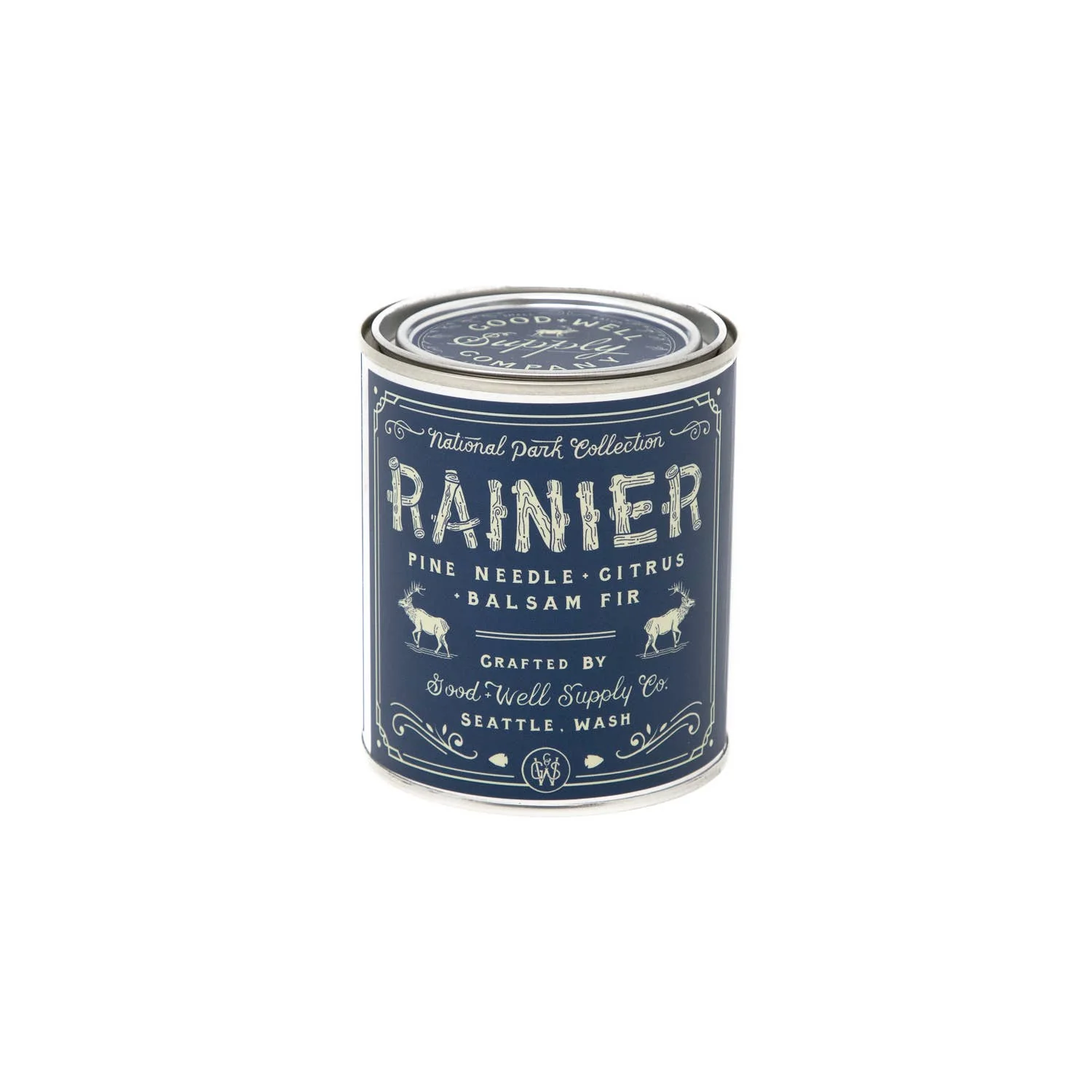 Good & Well Supply Co. | Rainier National Park Candle: 1/2 Pint