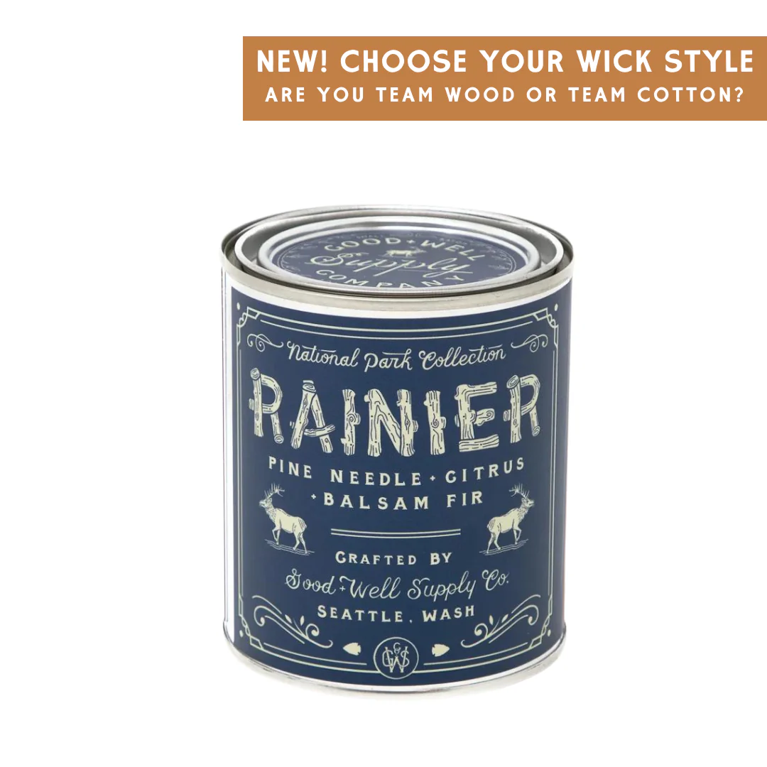Good & Well Supply Co. | Rainier National Park Candle: 1/2 Pint - Image 2