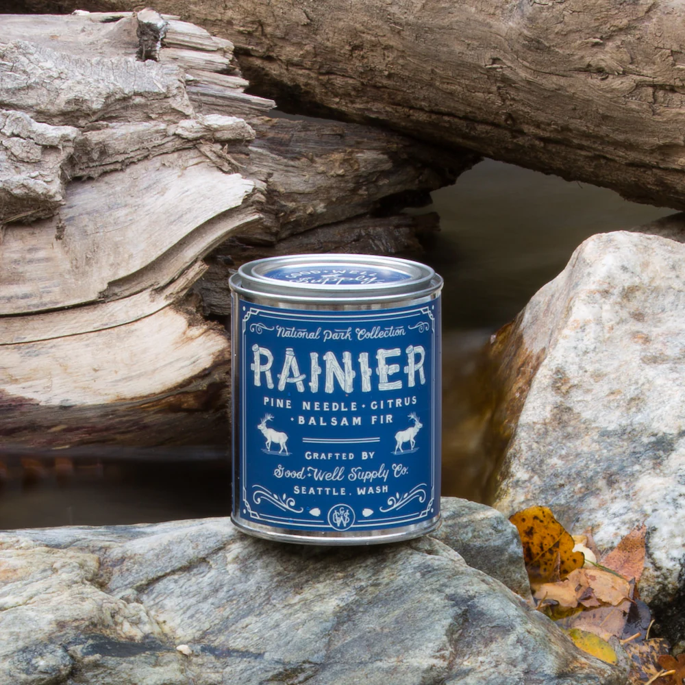Good & Well Supply Co. | Rainier National Park Candle: 1/2 Pint - Image 4