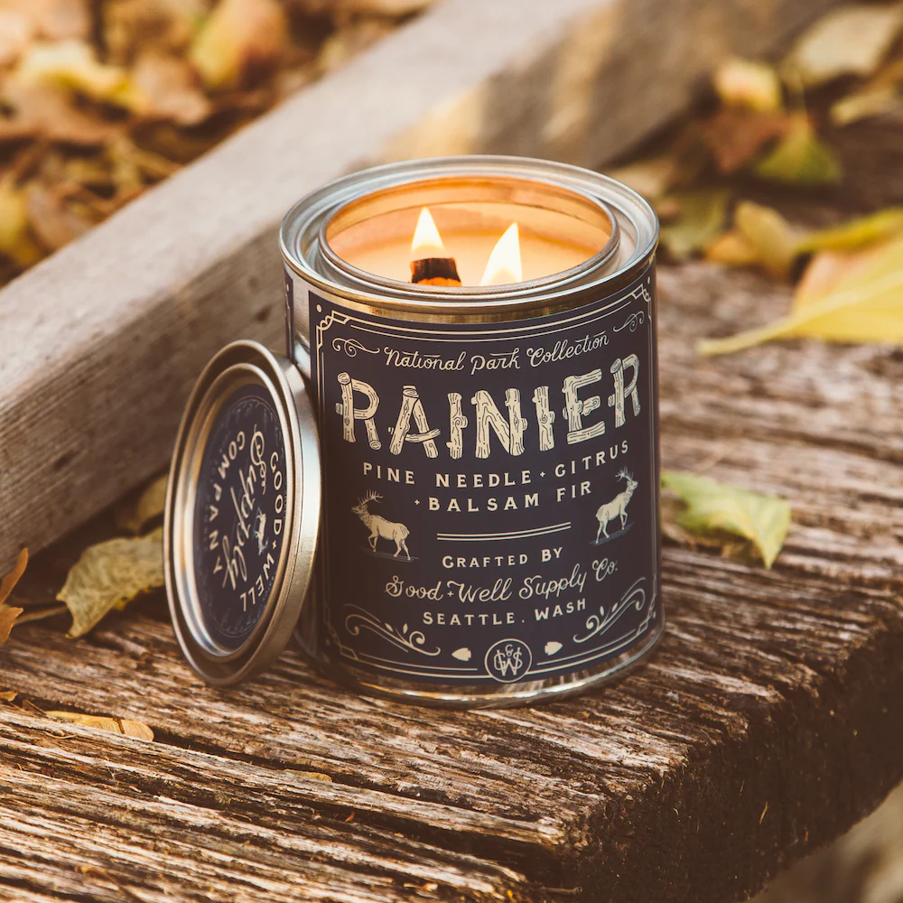 Good & Well Supply Co. | Rainier National Park Candle: 1/2 Pint - Image 5