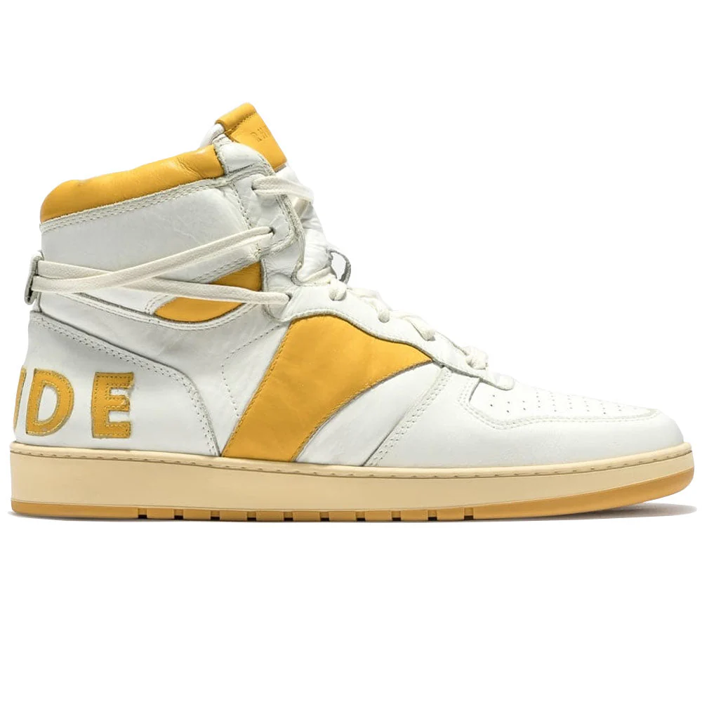 Rhecess HI Sneakers 'White / Mustard'