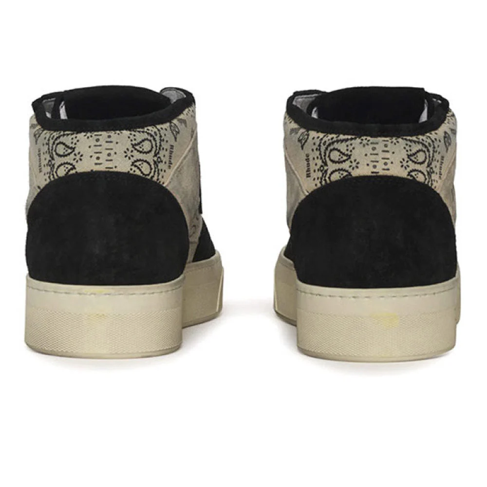 Rhude Cabriolets Sneakers 'Bandana Black / Creme / Vintage White' - Image 4