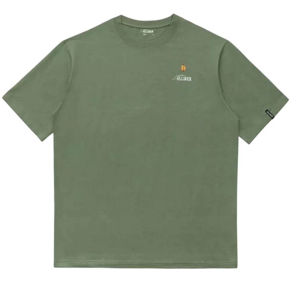Rill Bug Print Short Sleeve T-Shirt 'Dark Mint'