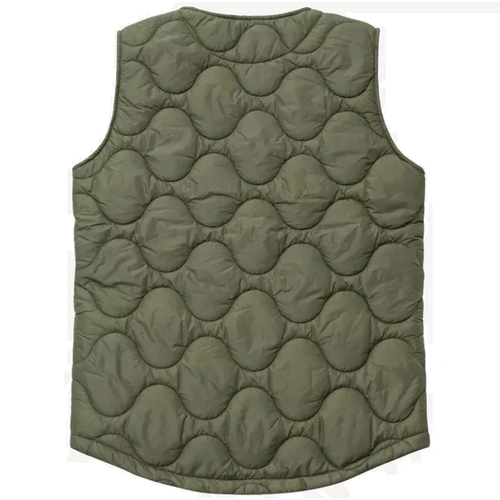 ELLIKER | Satron Insulated Onion Quilt Vest 'Khaki' - Image 2