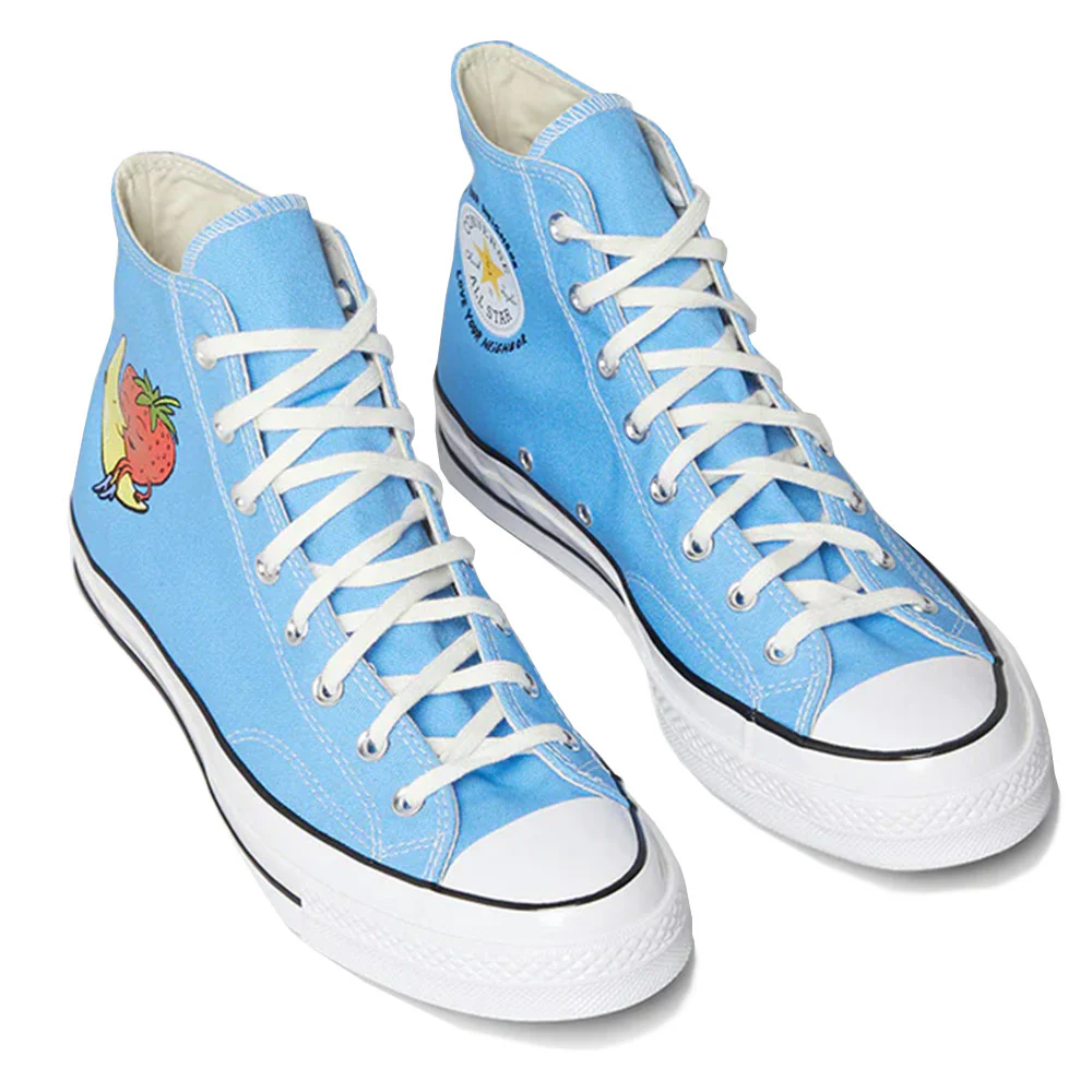 Sky High Farm Workwear x Converse Chuck 70 Hi in Light Blue - Image 2