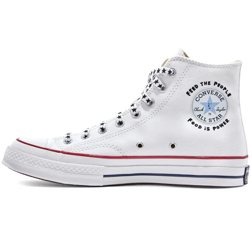 Sky High Farm x Converse Chuck 70 HI Sneakers 'White' - Image 2