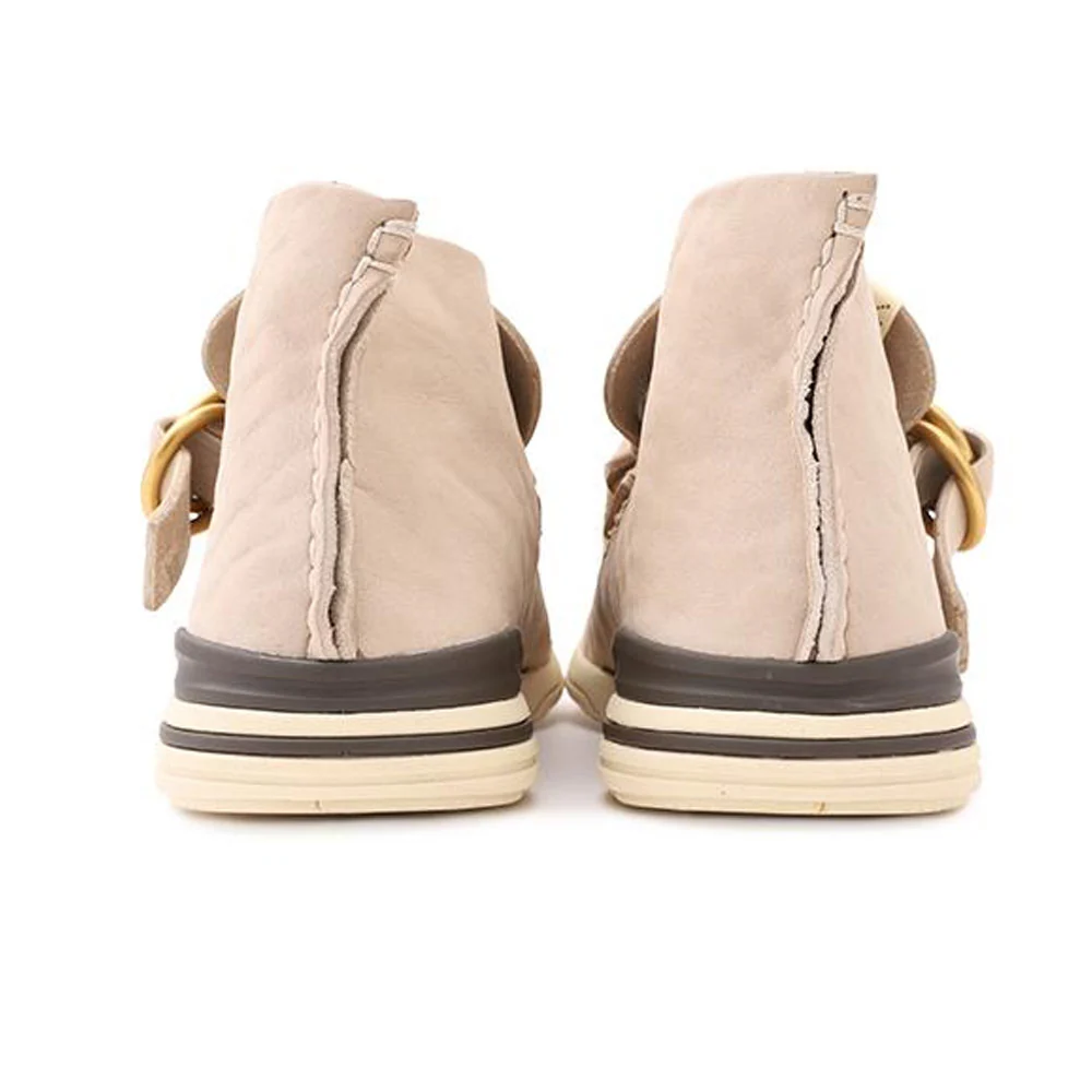 Visvim | Skynyrd Ring Moc-Folk Sneakers 'Sand' - Image 4