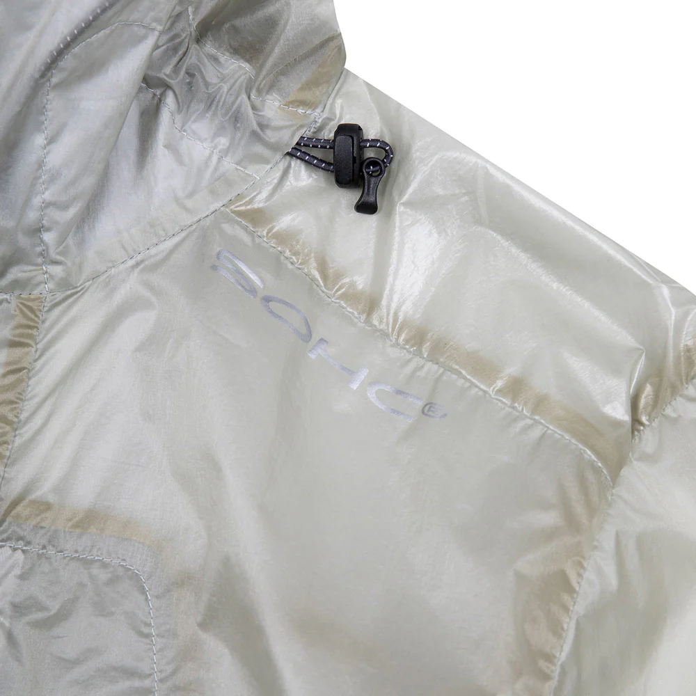 Translucent Bounded Seam Windbreaker 'Light Grey' - Image 4