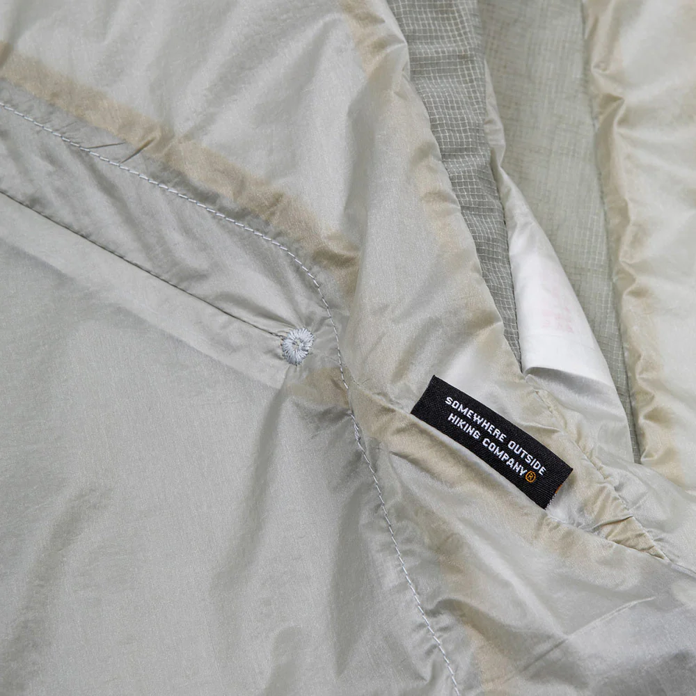 Translucent Bounded Seam Windbreaker 'Light Grey' - Image 7