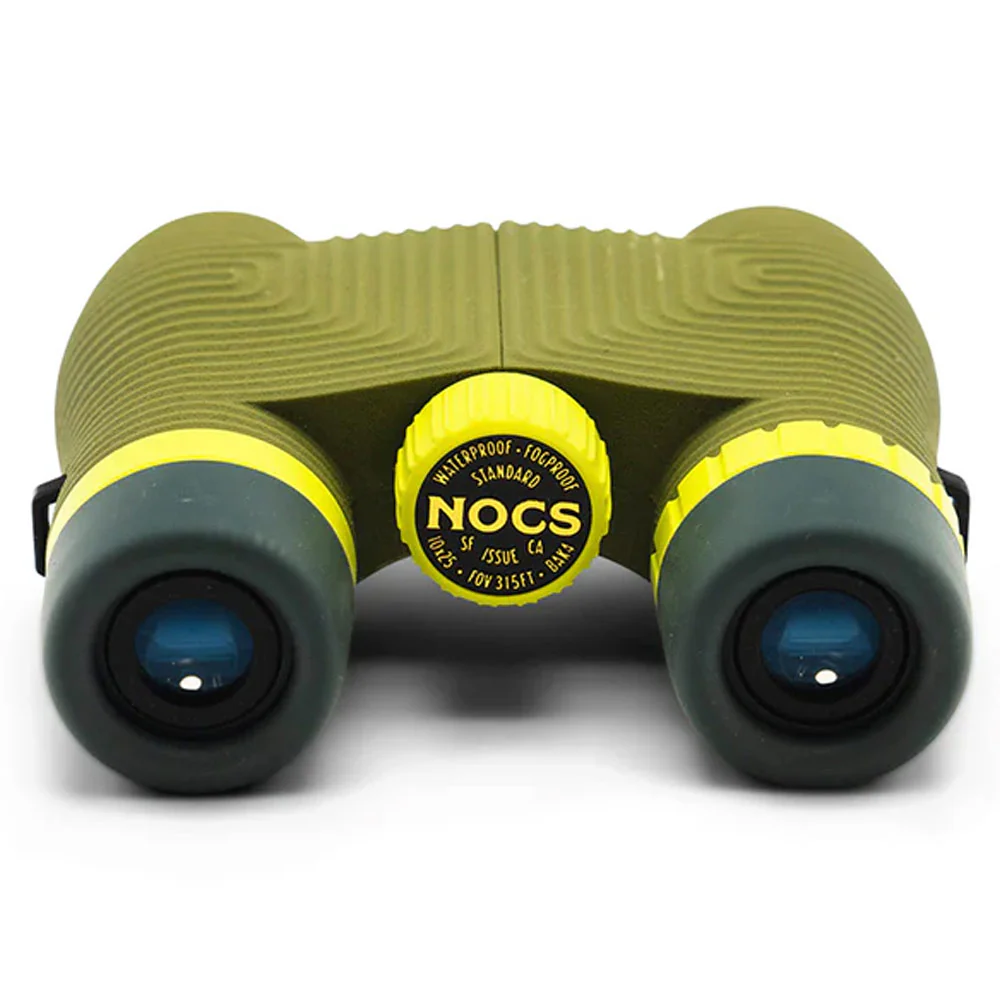 Nocs Provisions | Standard Issue 10X25 Waterproof Binoculars 'Olive Green' - Image 3
