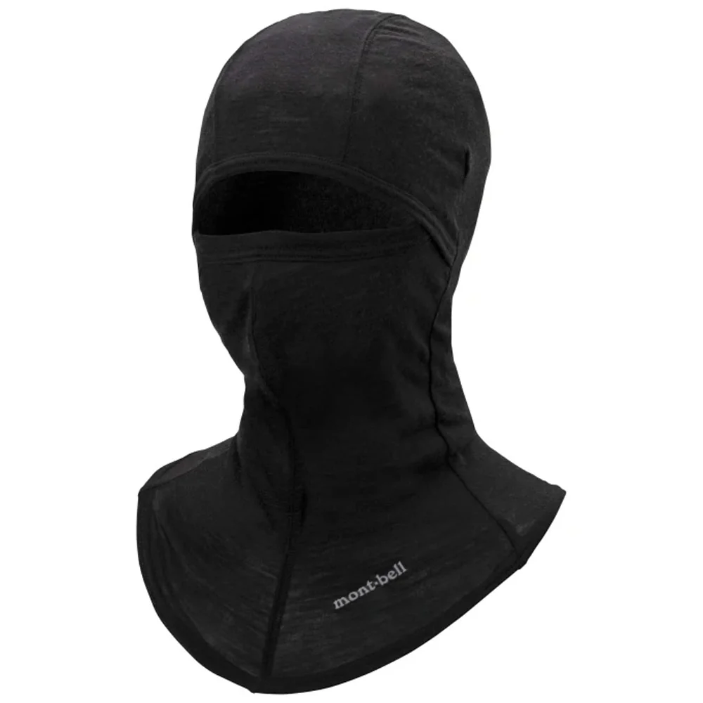 Montbell  | Super Merino Wool Light Weight Balaclava 'Black'