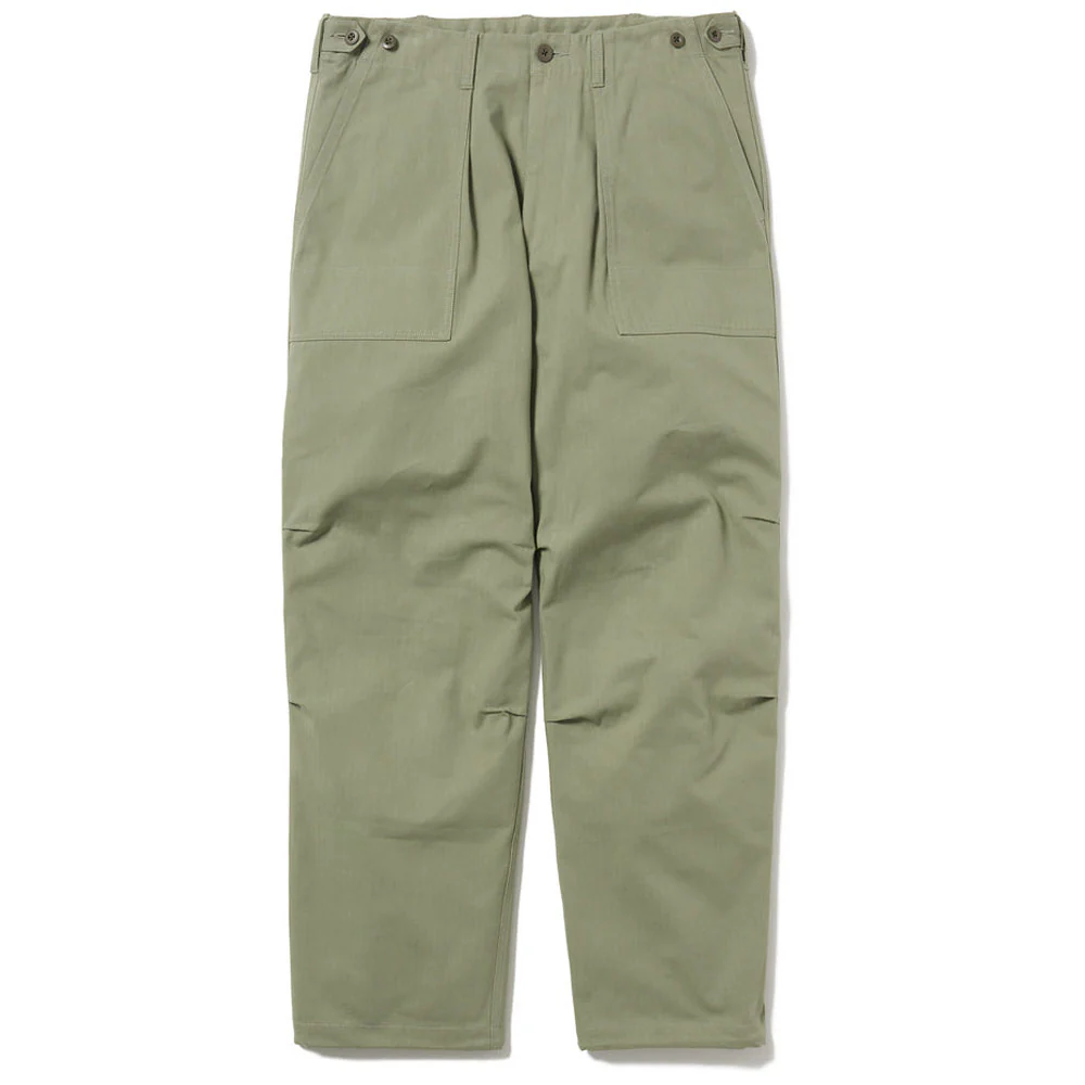Takibi Herringbone Pants 'Foliage'