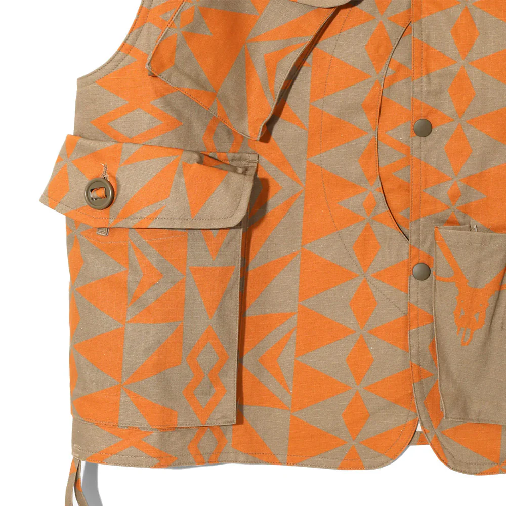 South2 West8 | Tenkara Vest - Cotton Ripstop / Printed 'Native S&T' - Image 4