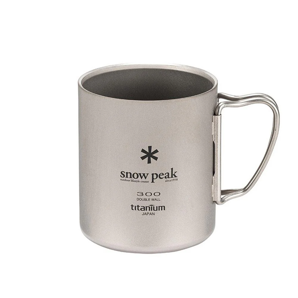 Snow Peak | Ti Double Wall Mug 300 'Silver'