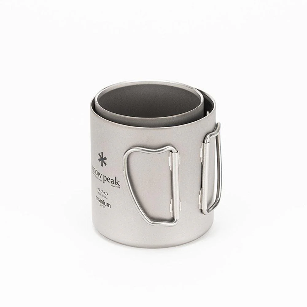 Snow Peak | Ti Double Wall Mug 300 'Silver' - Image 13