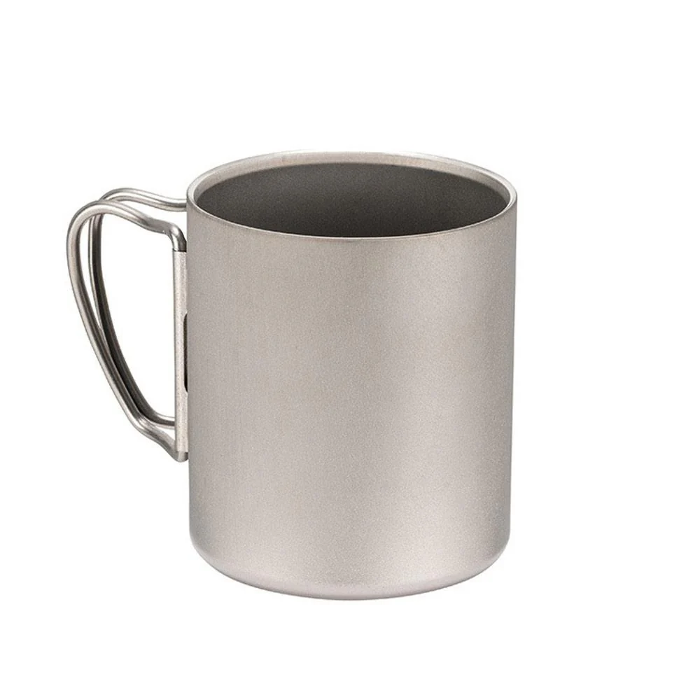 Snow Peak | Ti Double Wall Mug 300 'Silver' - Image 3