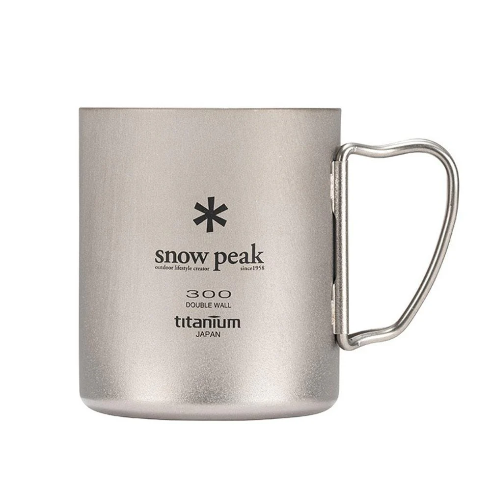 Snow Peak | Ti Double Wall Mug 300 'Silver' - Image 6