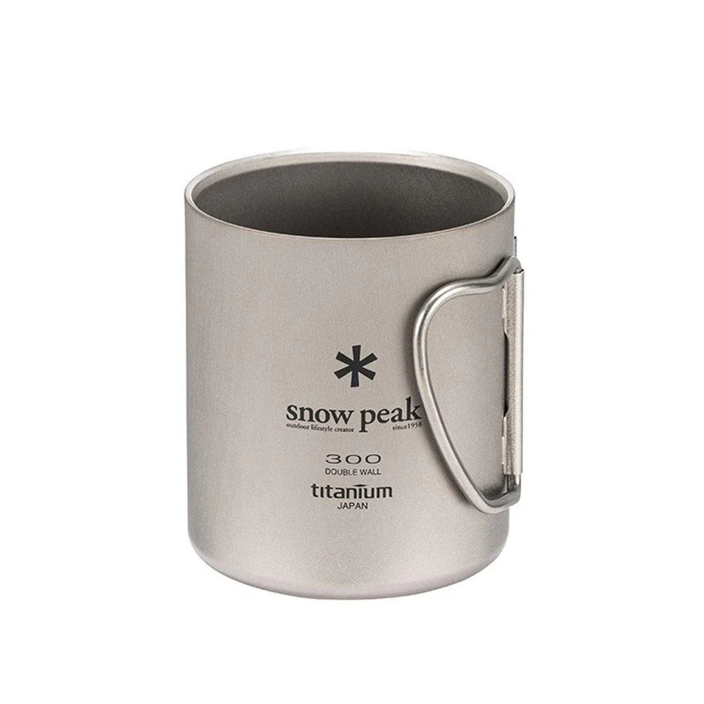 Snow Peak | Ti Double Wall Mug 300 'Silver' - Image 7