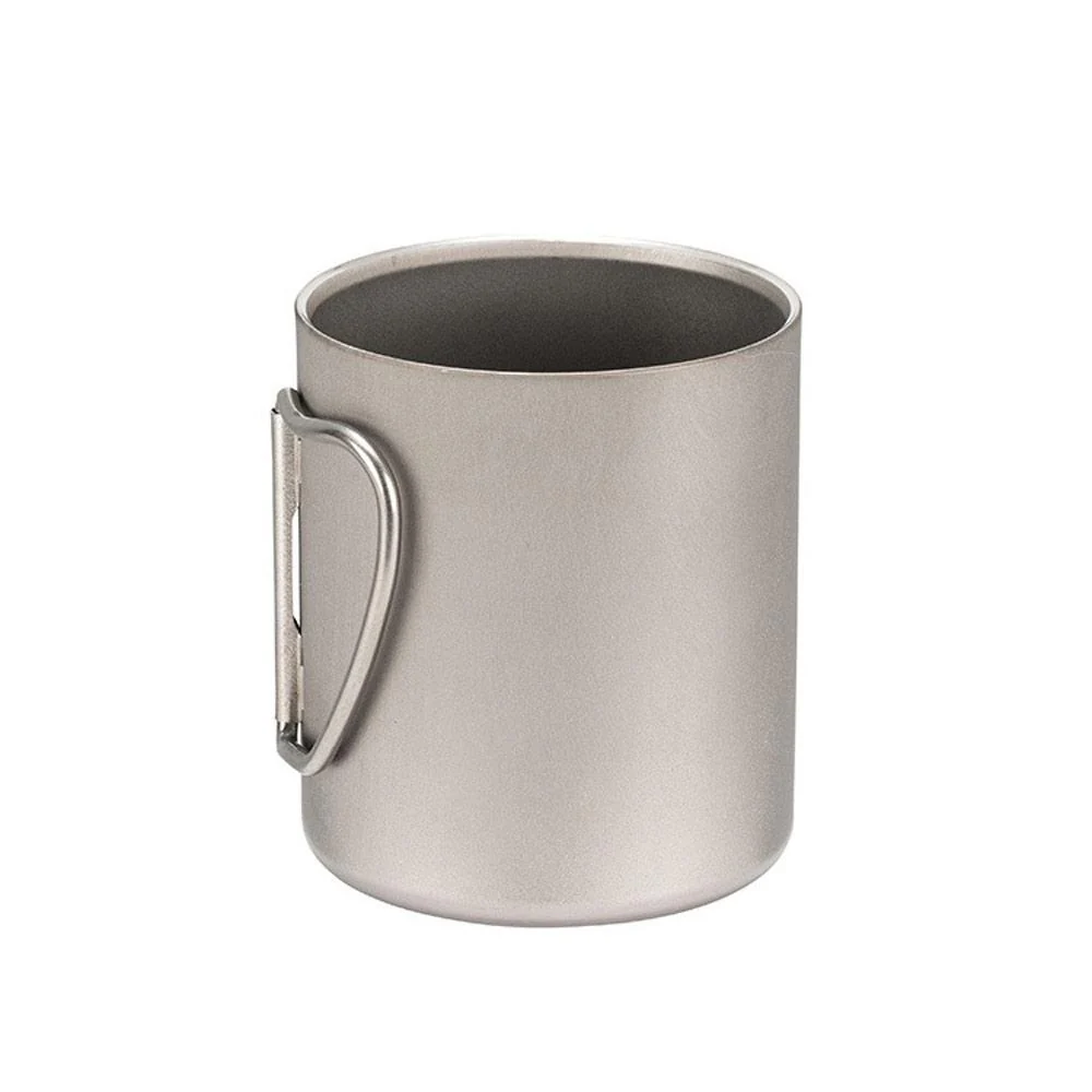 Snow Peak | Ti Double Wall Mug 300 'Silver' - Image 9
