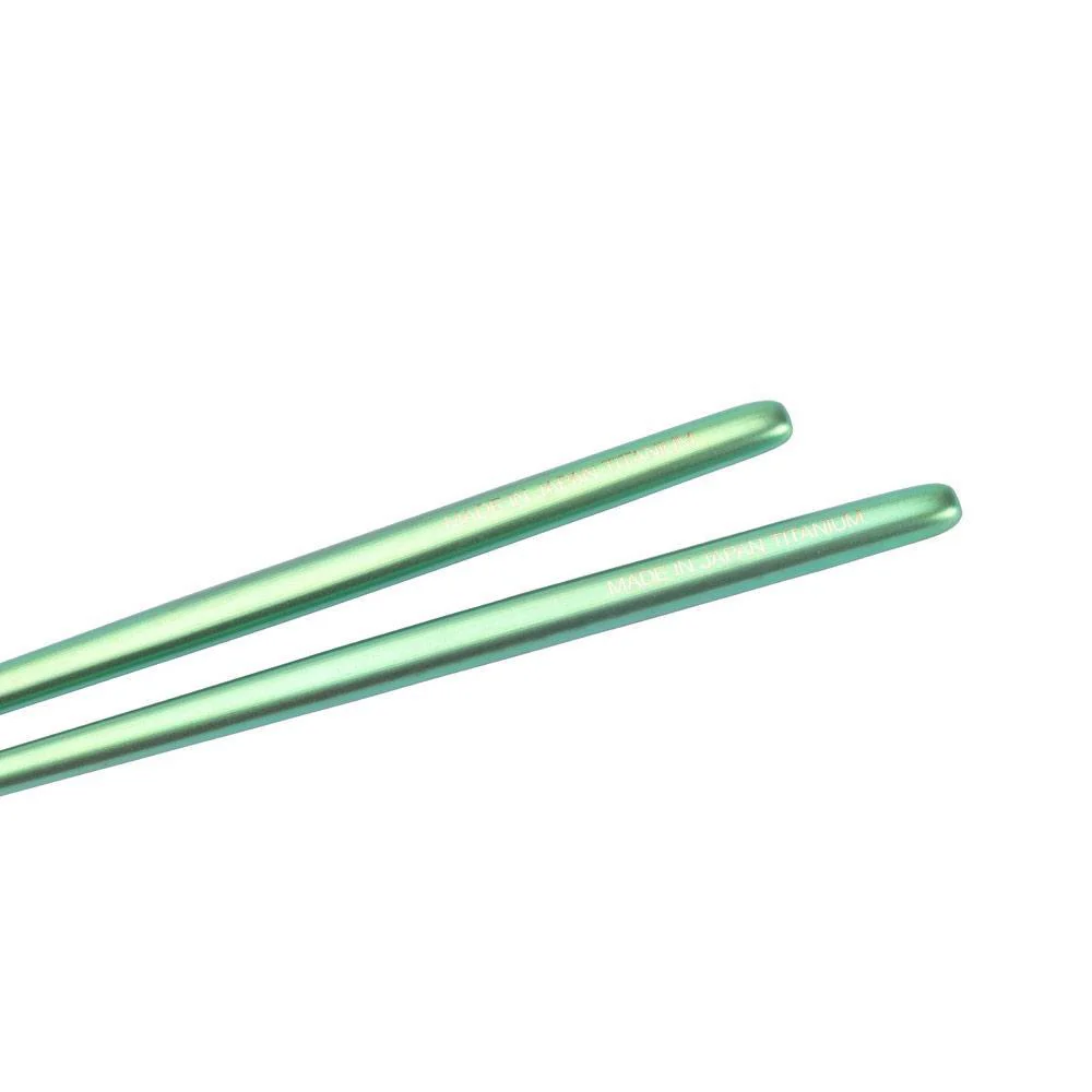 Titanium Chopsticks 'Green' - Image 5