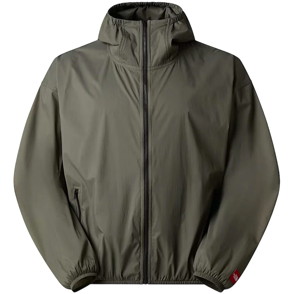 TNF™ Red Box Packable Hooded Wind Jacke 'New Taupe Green'