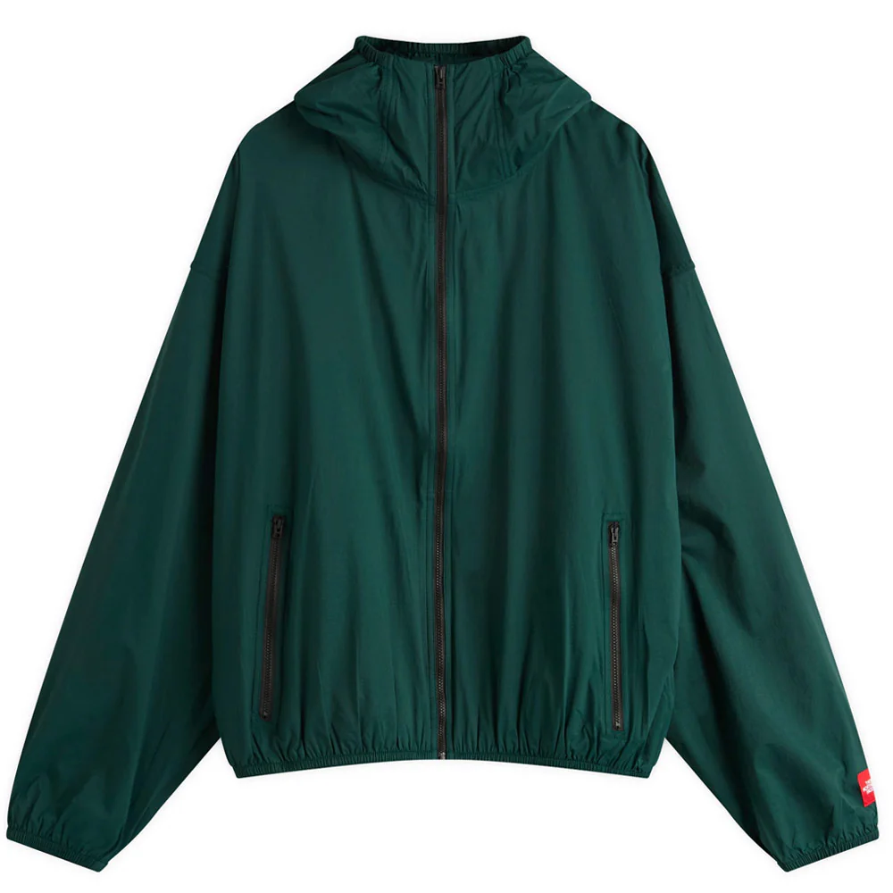 TNF™ Red Box Packable Hooded Wind Jacket 'Hunter Green'