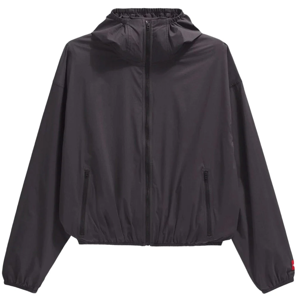 TNF™ Red Box Packable Hooded Wind Jacket 'Obsidian'