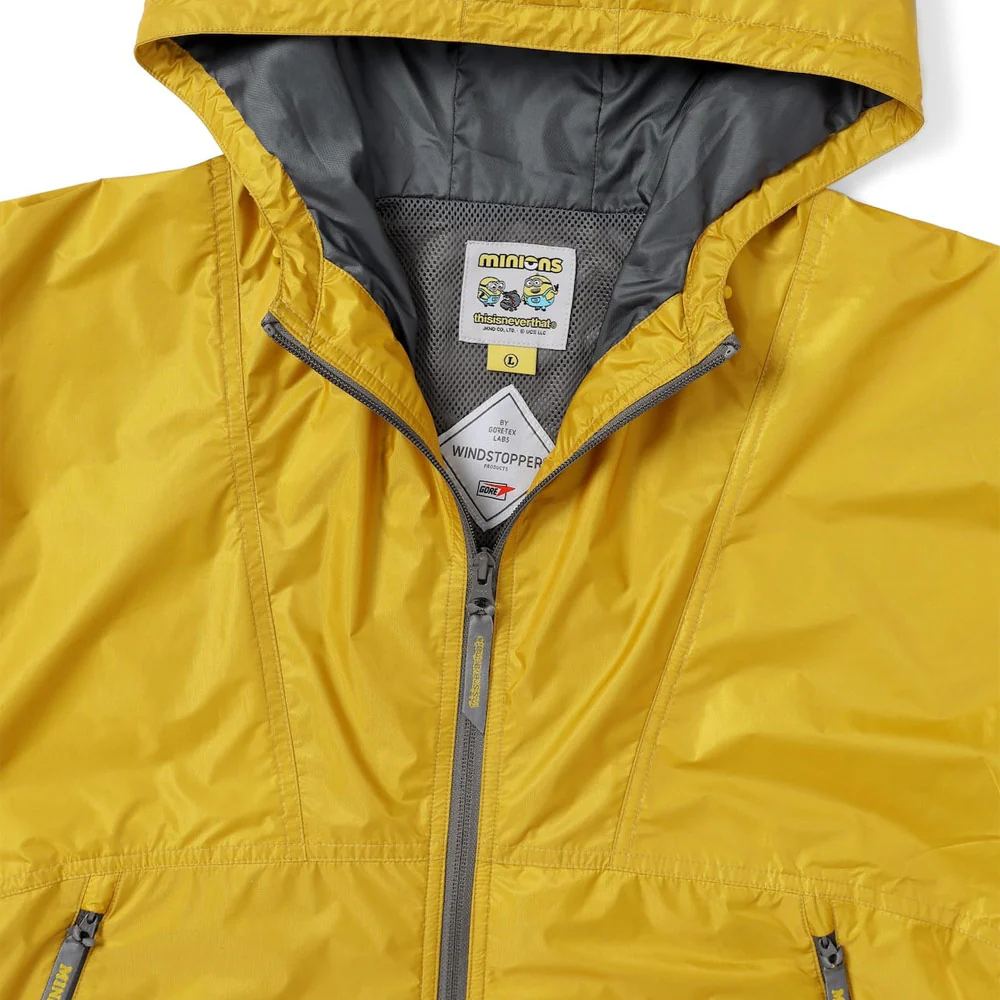 thisisneverthat | TNT MINIONS WINDSTOPPER® Wind Jacket 'Yellow' - Image 3