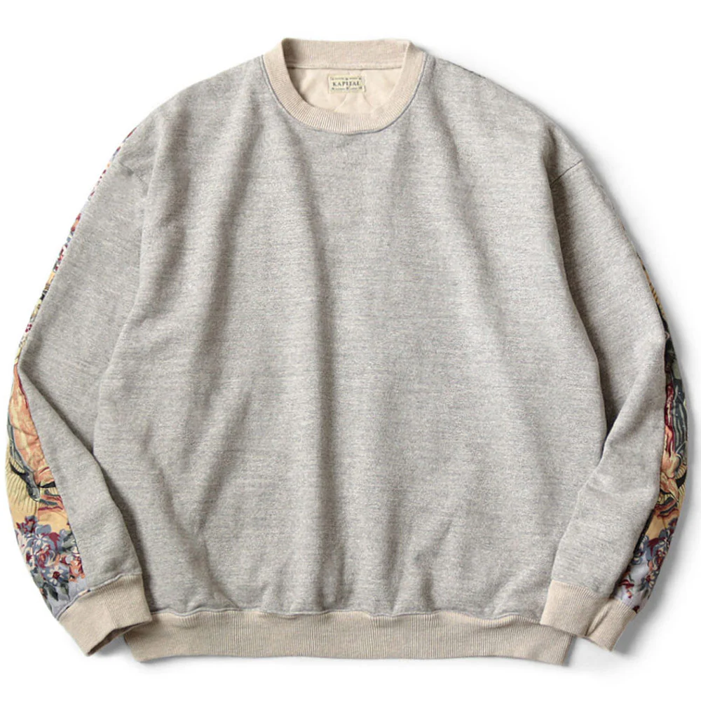 Kapital | Top Swt Knit Bivouac Big Sweet Sweatshirts (Peckish Maria) 'Gray'