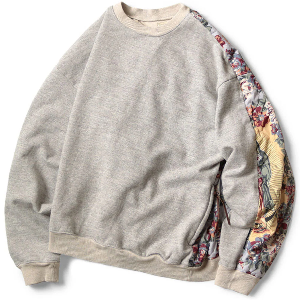 Kapital | Top Swt Knit Bivouac Big Sweet Sweatshirts (Peckish Maria) 'Gray' - Image 2