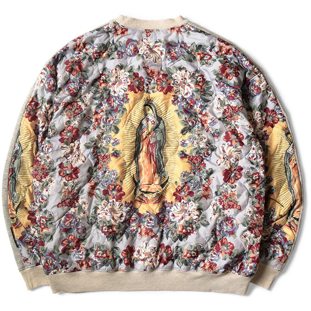 Kapital | Top Swt Knit Bivouac Big Sweet Sweatshirts (Peckish Maria) 'Gray' - Image 3