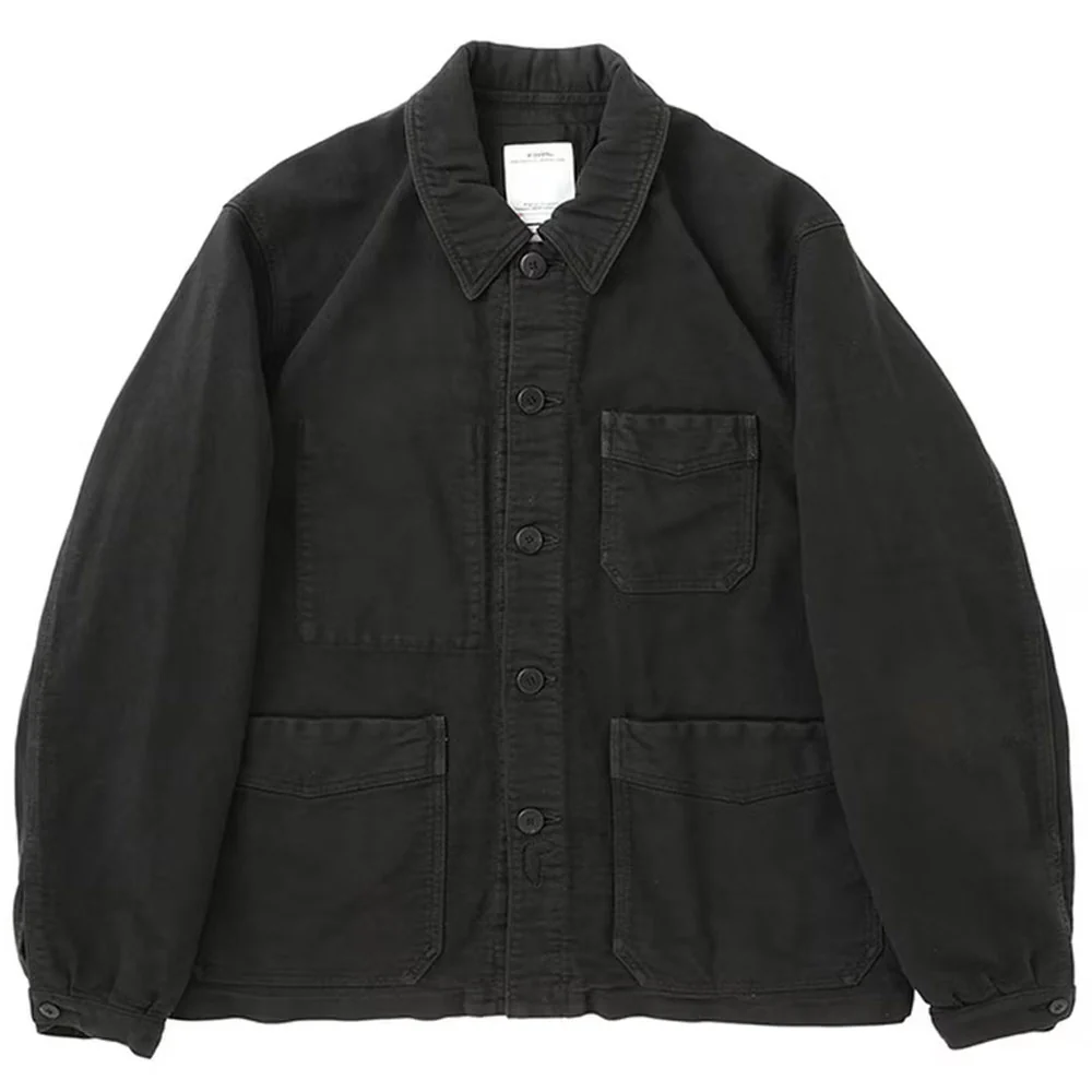 Visvim | Travail Coverall Moleskin DMGD 'Black'