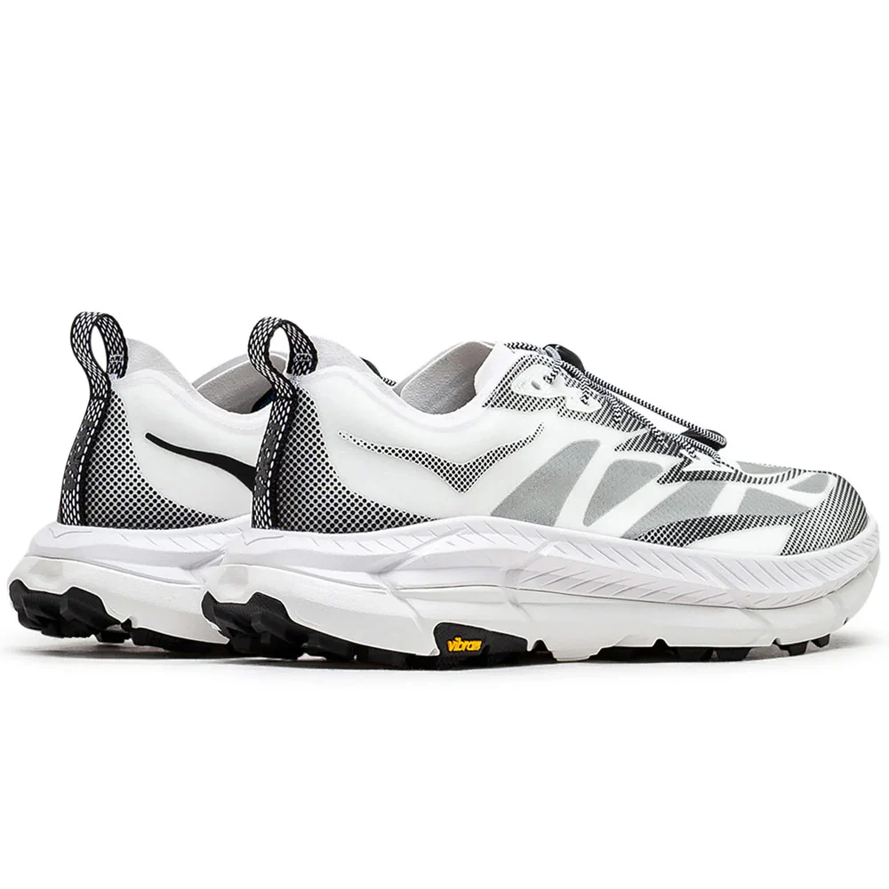 HOKA | Unisex Mafate Speed 4 Lite TS Shoes'White / Black' - Image 4