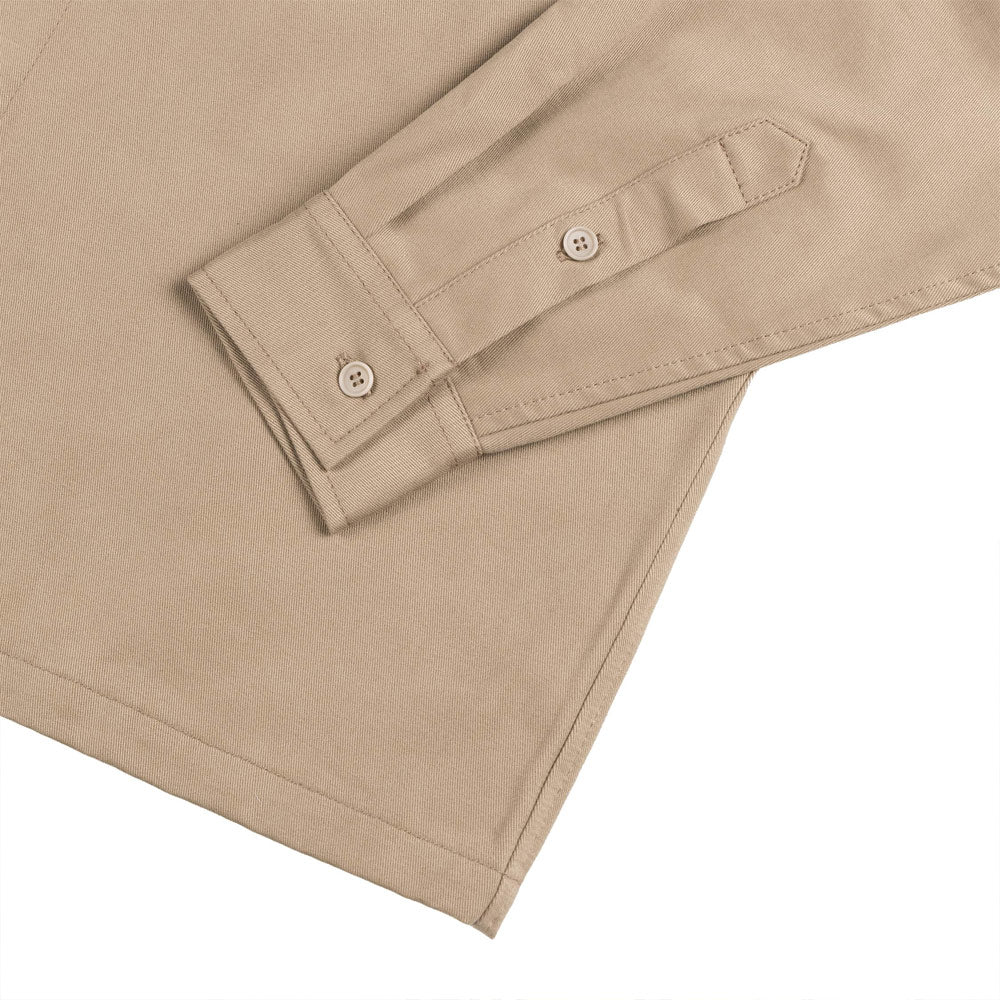 Unisex Daisy Workshirt Woven 'Sand' - Image 3