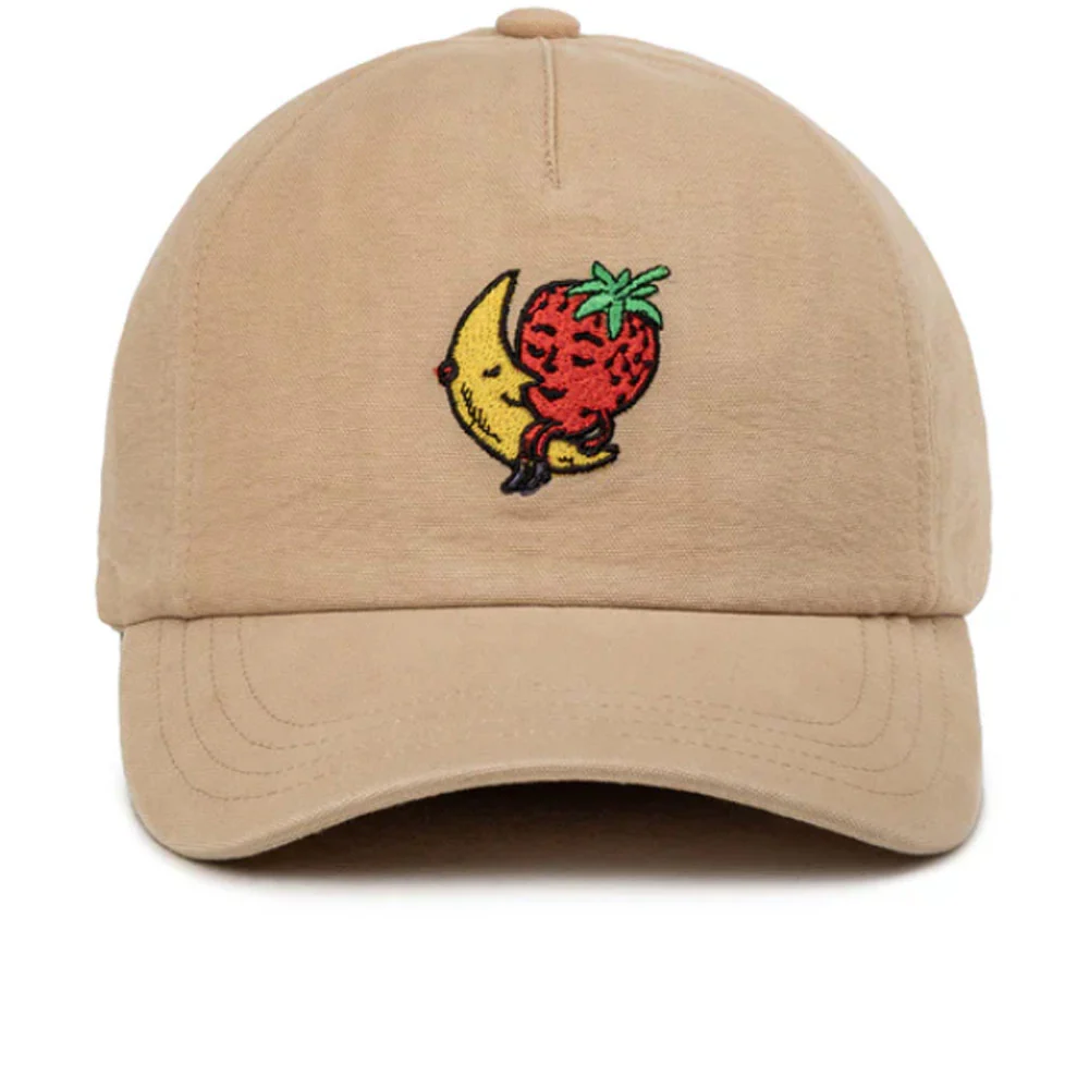 Unisex Logo Embroidered Cap 'Beige'