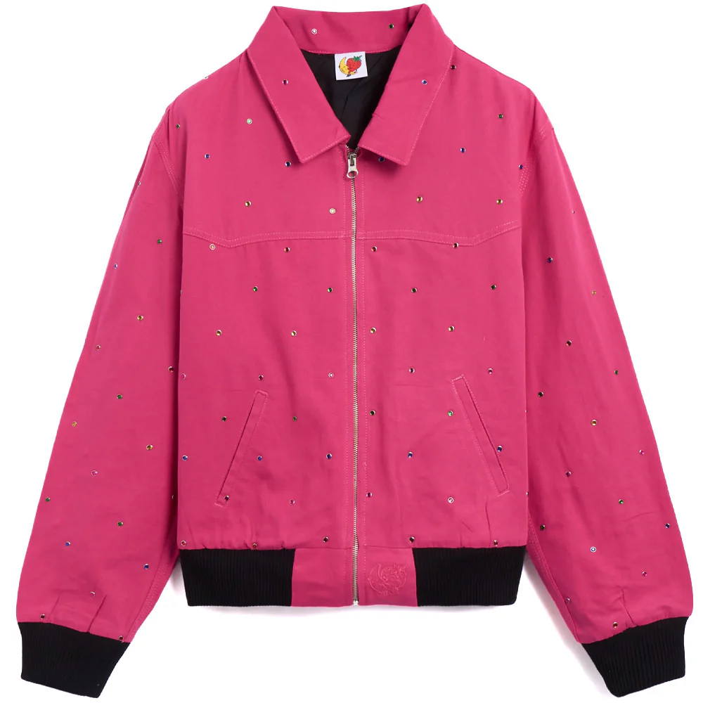 Unisex Studded Santa Fe Work Jacket 'Pink'