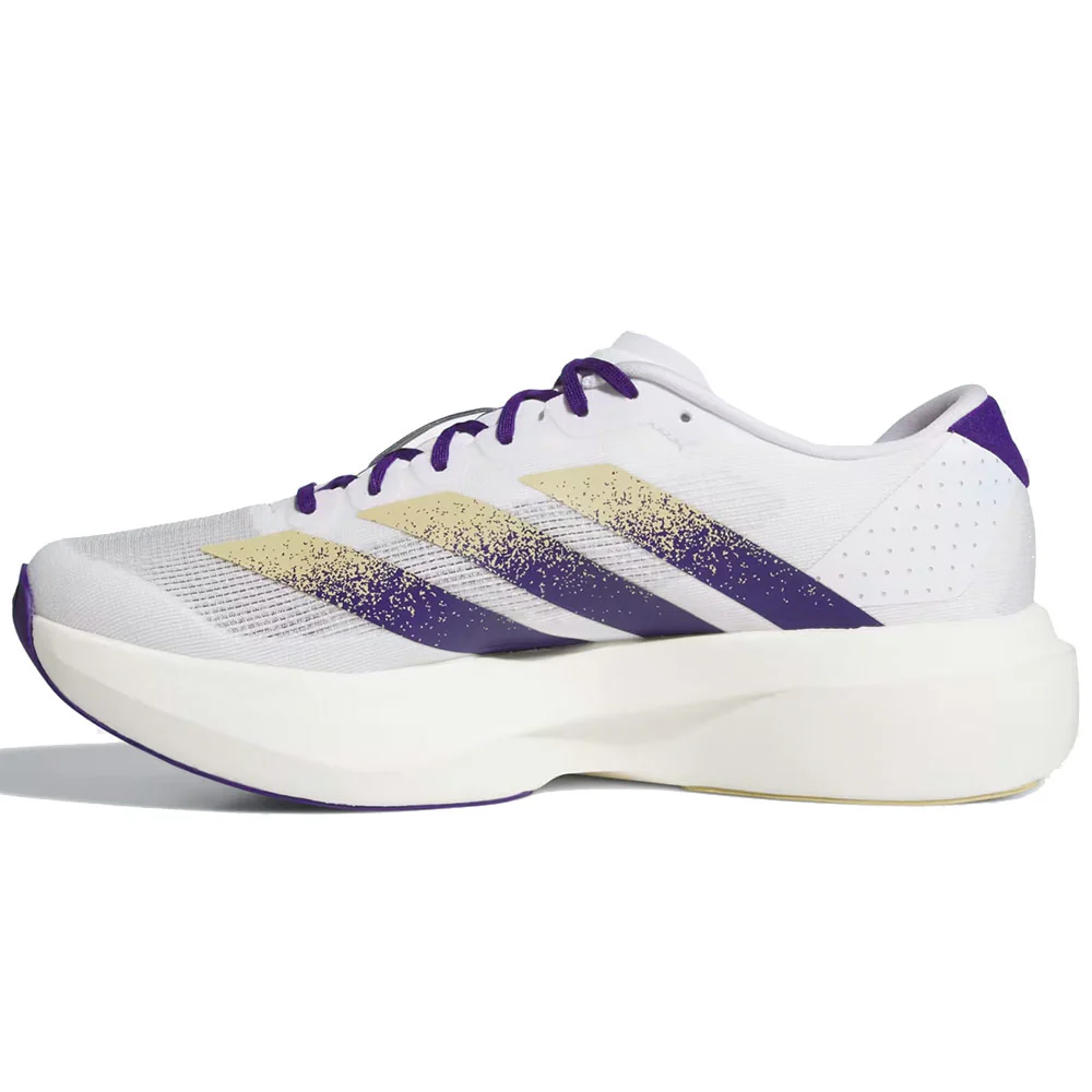 Adidas | Ncaa x University Of Washington Adizero EVO SL Shoes 'Cloud White / Team College Purple / Team Sand' - Image 5
