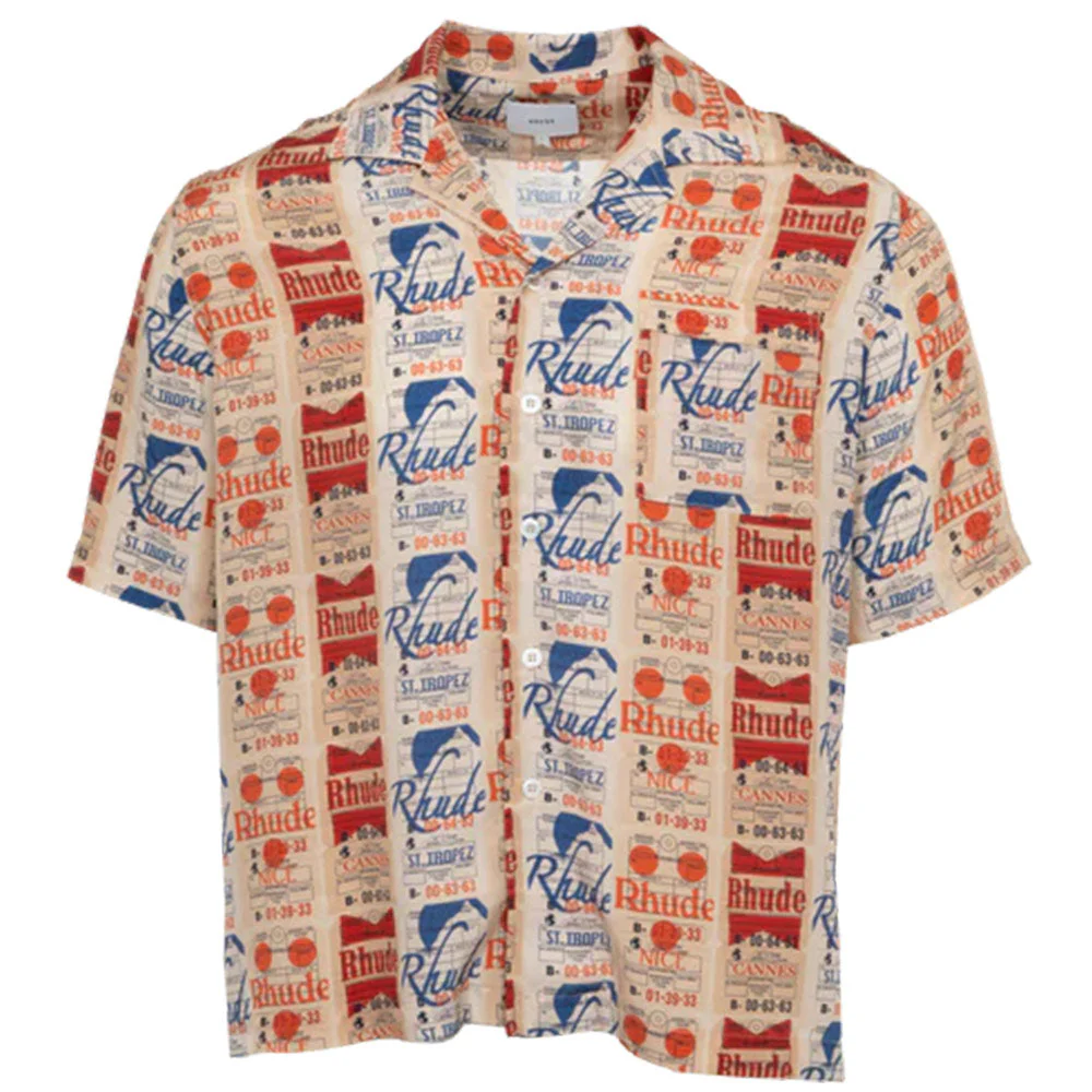 Voyage DE Rhude Silk Shirt 'Multi' - Image 5