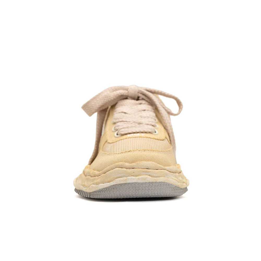 Maison MIHARA YASUHIRO | WAYNE OG Sole OD Canvas & Mesh Low-Top Sneaker 'White' - Image 4